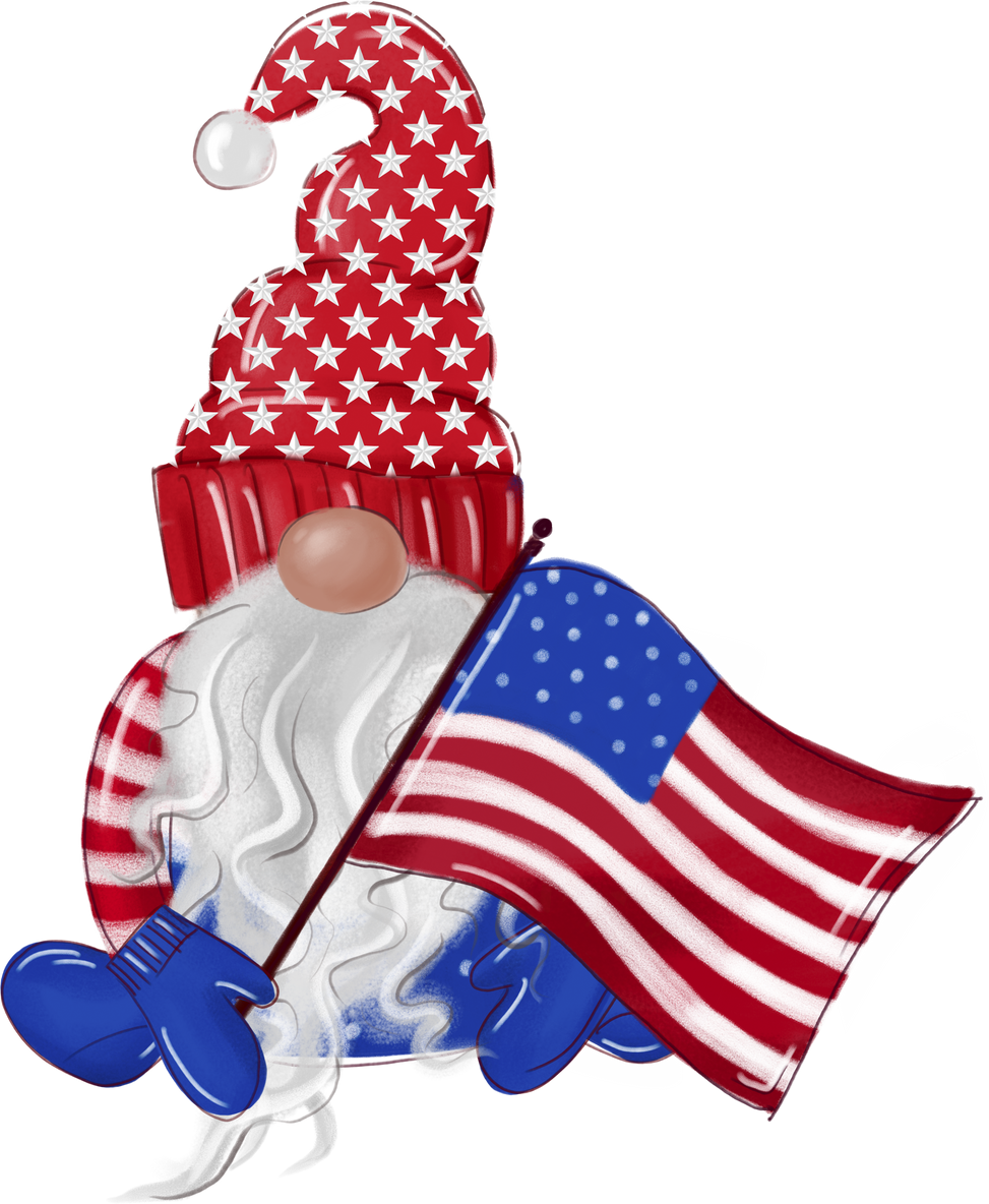 Patriotic gnome