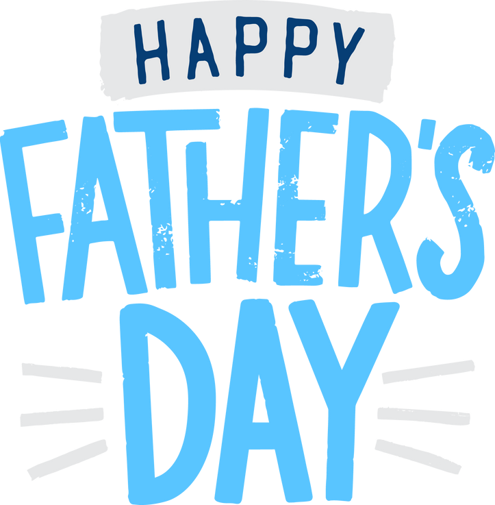 Happy Father's Day Lettering 